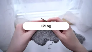 K2Tog Knit 2 Together Beginner Friendly Knitting Tutorial THE STITCHLING