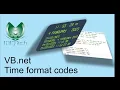 Date and time formats in vb net using timer and labels