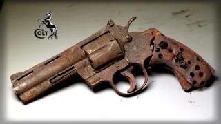 Restoring a 1965 Colt python pulled from a house fire will it fire again