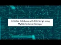 Initialize Database with SQL Script using MySQL Schema Manager