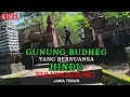 Lagu De beklimming van de berg Budheg in Tulungagung, Oost-Java, met een hindoeïstisch thema