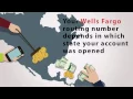 Wells Fargo routing numbers for California Vermont and Illinois