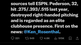 Jeff Passan reports news 1 am PST tells people to get sleep