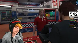 KreekCraft Randomly Meets xQc in GTA RP..