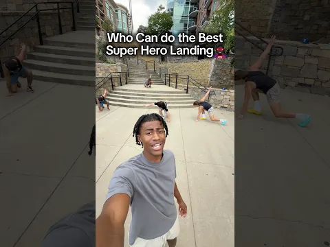 Who can do the Best Super Hero Landing 🦸🏾