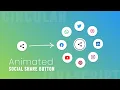 Animated Circular Social Share Menu using Html CSS Javascript