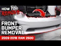 How to Remove Stock Front Bumper 2009-2018 RAM 1500