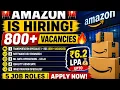 AMAZON-HIRING 800 Vacancies Software Developer ML Data Operations Quality Associate 6 2 LPA