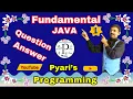 Java Fundamental Question Answer Data Type Operator Scanner Class BufferedReader Class