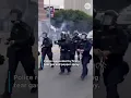 Protest over LA ICE raids turns violent #Shorts
