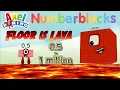 Numberblocks Floor is Lava 0 5 to 1 million