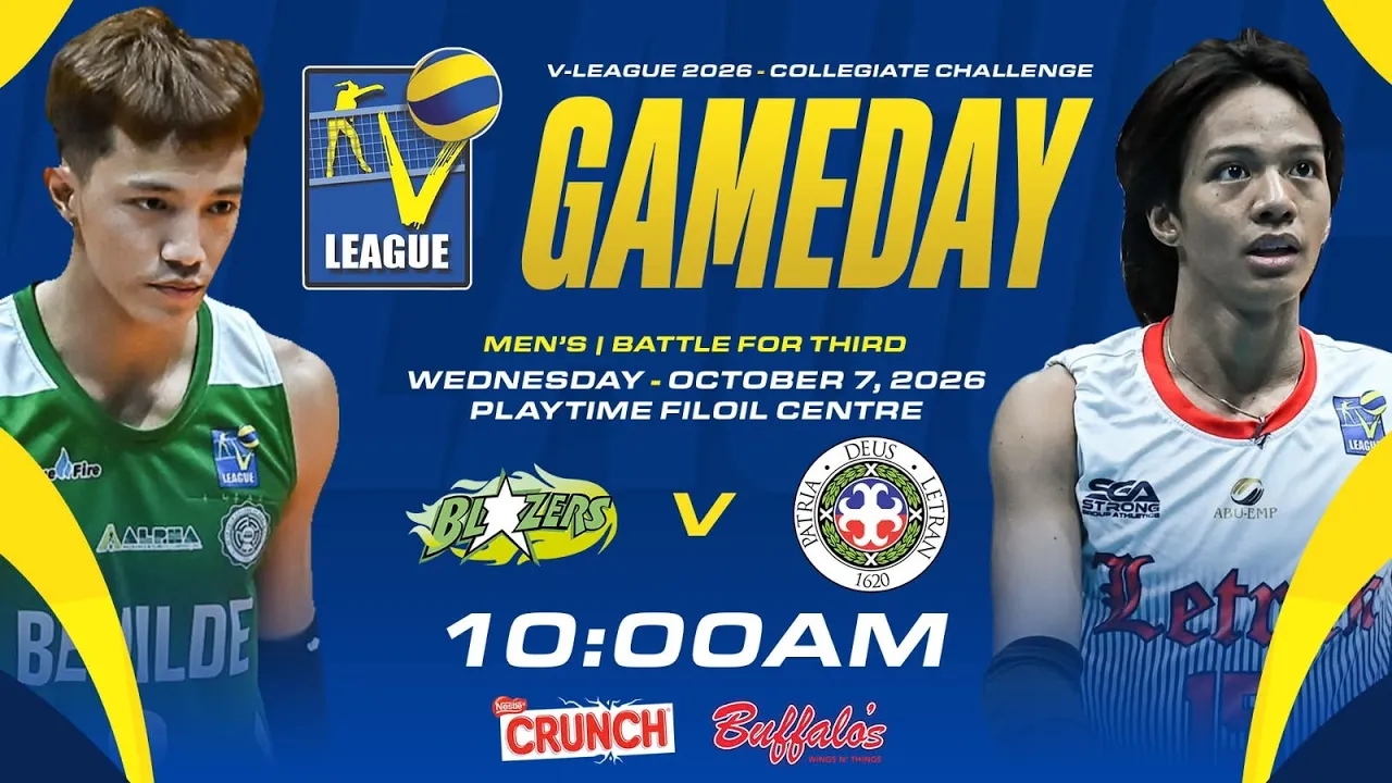 CSB vs CSJL | Battle for Third | 2026 Men's V-League: Metro Manila Division