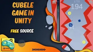 mobile casual game Cubele clone in Unity2D Free source Code C