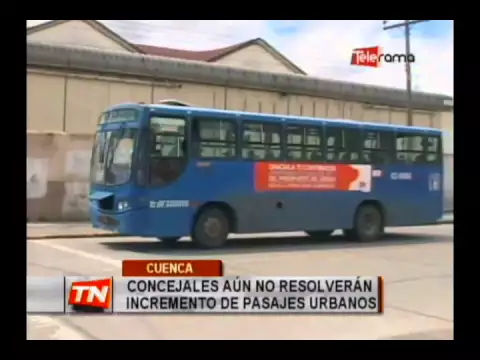 Concejales aún no resolverán incremento de pasajes urbanos