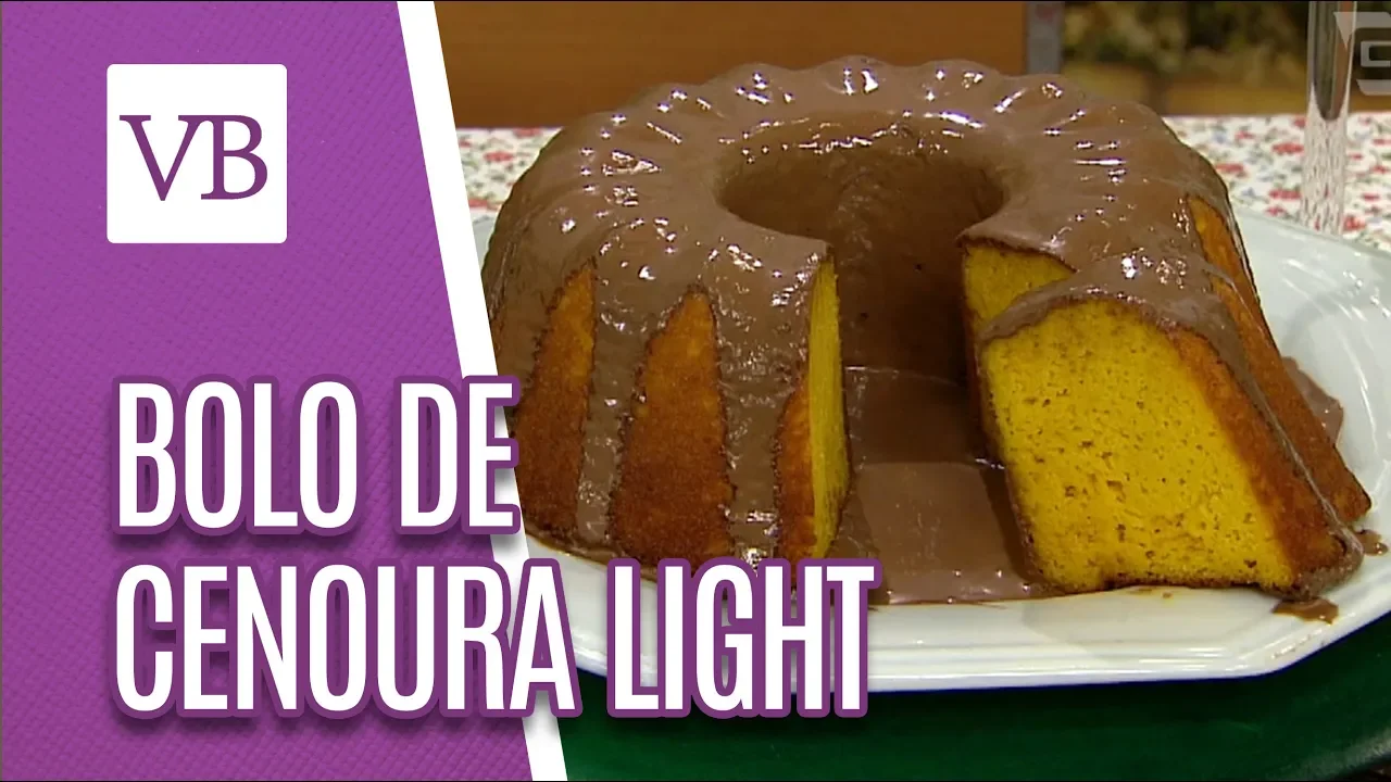 BOLO DE CENOURA TAMANHO FAMÍLIA com CozinhandoComNane :). 