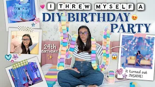 DIY-ing my 29th BIRTHDAY PARTY🩵💙 / Mridul Sharma