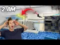 OVERNIGHT IN GYMNASTICS GYM SNEAKING IN