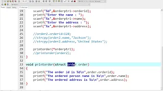 49 - Arrow operator explanation in C programming language
