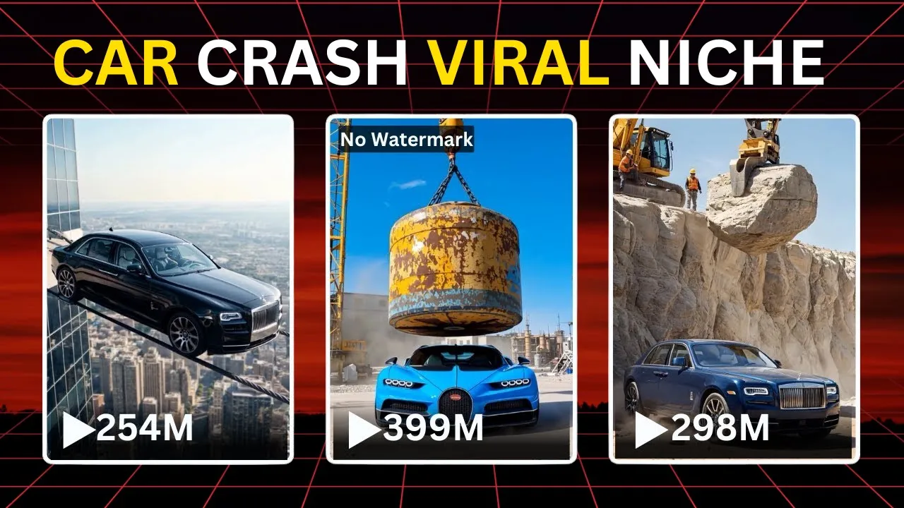 How I Create VIRAL Car Crash Videos with 3 Free Tools