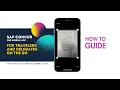 How to use the SAP Concur for Mobile App Travelers Delegates