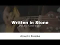 Dylan Conrique - Written In Stone (Acoustic Karaoke)