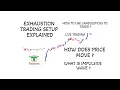 Learn how to trade using Exhaustion Setup Price Action LIVE Trading