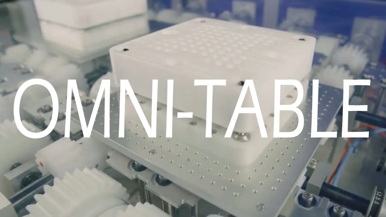 Omnidirectional Transporting Robot【OMNI-TABLE】R. Tadakuma Lab. Yamagata Univ. Japan