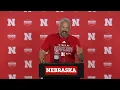 Nebraska Football Matt Rhule Michigan State week press conference