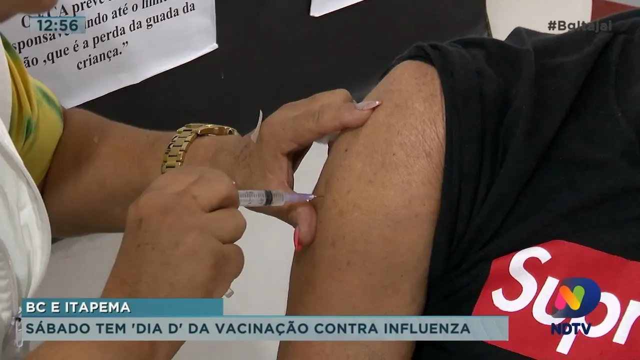 Sábado tem Dia D da vacinação contra influenza em Itapema e Balneário Camboriú