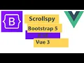 Scrollspy in Bootstrap And Vue 3