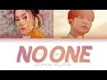 Lagu LEE HI (이하이) 'NO ONE (누구 없소) (Feat. B.I of iKON)' (Lyrics 가사)