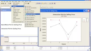 MInitab - basic two-way ANOVA using a general linear model