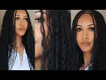 Watch me do knotless boho braids using just human hair No braiding hair added