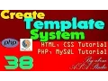 Create Template System 38 Select Function Show and Hide With Javascript PHP MySQL CSS Tutorial