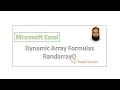 ExFF14 - Randarray dynamic formula