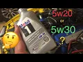 5w20 or 5w30 Which do I run and why Is 5w20 a hoax for fuel milage