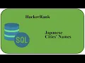 HackerRank solution Basic Select Q 05 Japanese Cities Names MySQL
