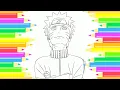 Coloring Pages Anime Naruto Shippuden