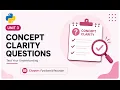 Unit 3 Functions and Recursion Concept Clarity Questions