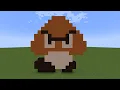 Minecraft SMB Goomba Sprite Pixel Art Tutorial