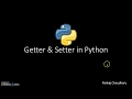 Getter Setter in python
