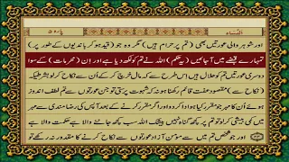 4 SURAH NISA JUST URDU TRANSLATION WITH TEXT FATEH MUHAMMAD JALANDRI HD 