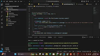 Secure Number OTP Verification in Node js JavaScript Server-Side Validation Tutorial Part 2