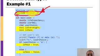 Boolean Data Types in C