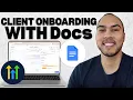 How to Use Google Docs for Client Onboarding on GoHighLevel