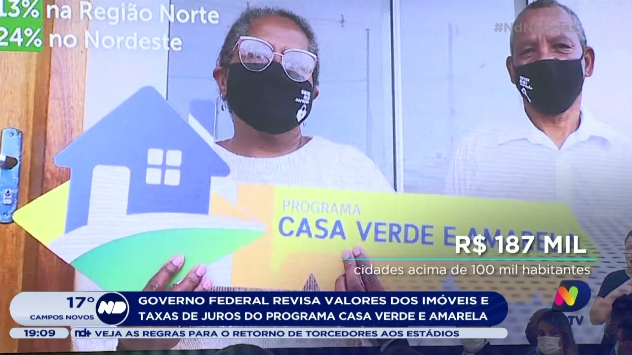 Governo Federal revisa valores dos imóveis e taxas de juros do programa Casa Verde e Amarela