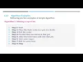 Unit Problem Solving and Algorithm Designing for Grade X