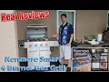 Kenmore 4 Burner Smart Gas Grill W Side Burner Unboxing Build and Real Review
