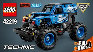LEGO Technic Monster Jam Grave Digger Fire and Ice (42219)[263 pcs] Step-by-Step Building Tutorial
