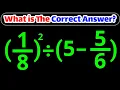 Only Math Geniuses Solve This Math Question Correctly